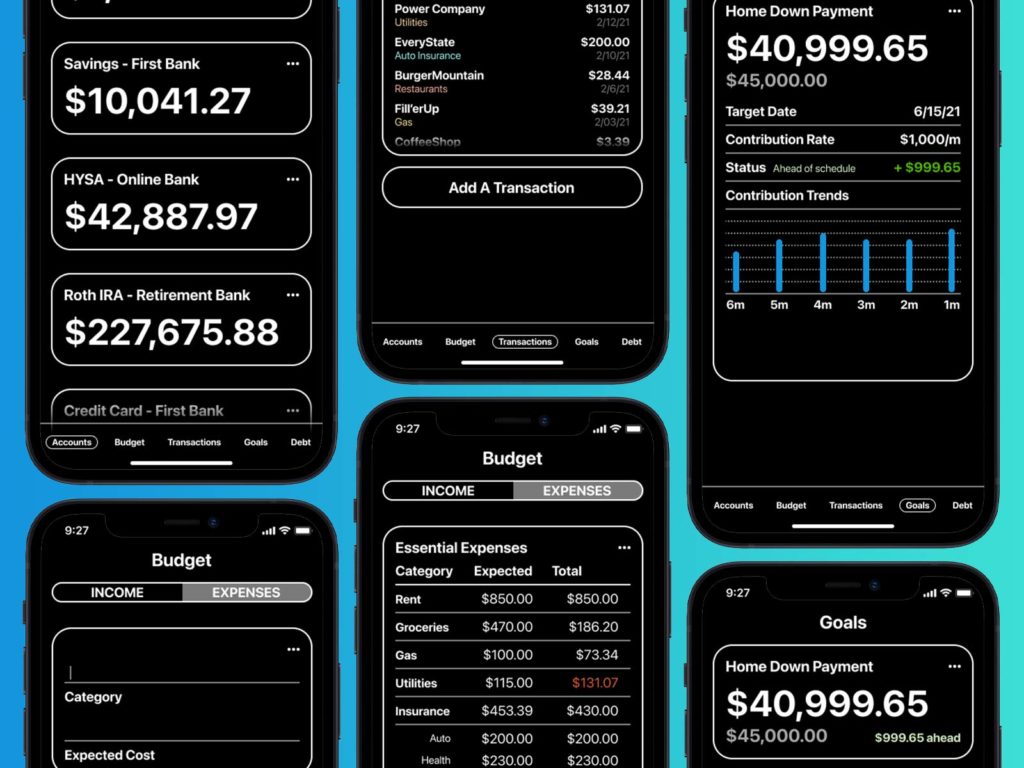 Detailed view of BudgetWise design and features